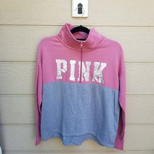 Victoria Secret Half  Zip  Sweatshirt  S/P